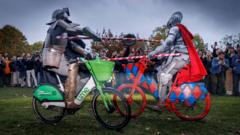 Bikes 'not for jousting,' says Lime after duel video — BBC Business, Berlin Business news
