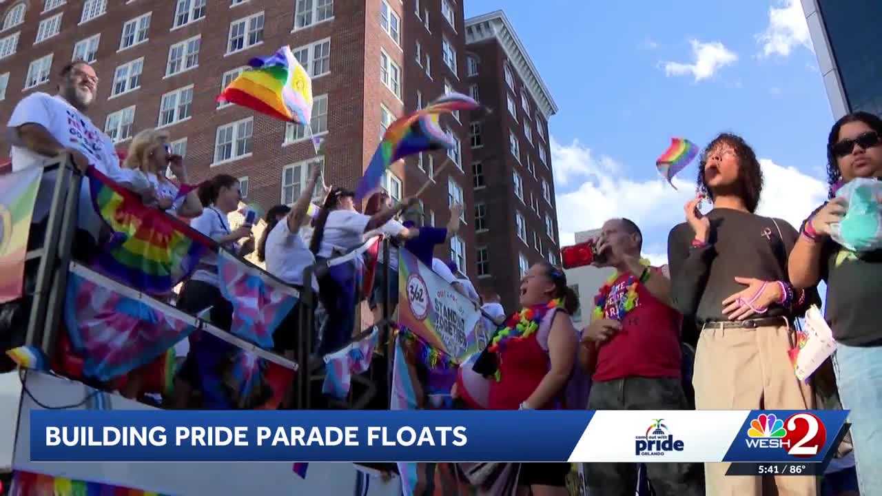 Inside the Central Florida workshop helping create floats for Come Out With Pride — WESH 2 Orlando, Berlin Business news