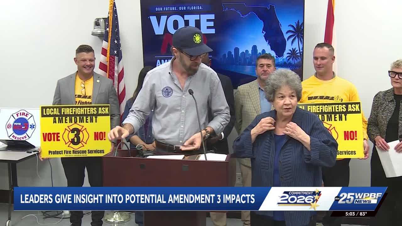 Florida officials discuss Amendment 3’s impact on property taxes and local services — WPBF West Palm Beach, Berlin Real Estate news